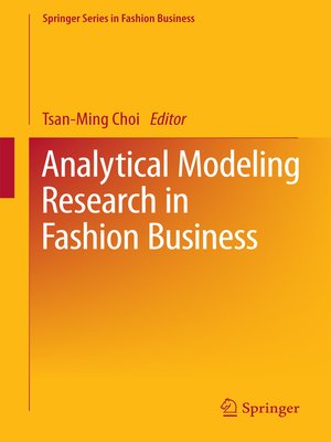 cover image of Analytical Modeling Research in Fashion Business